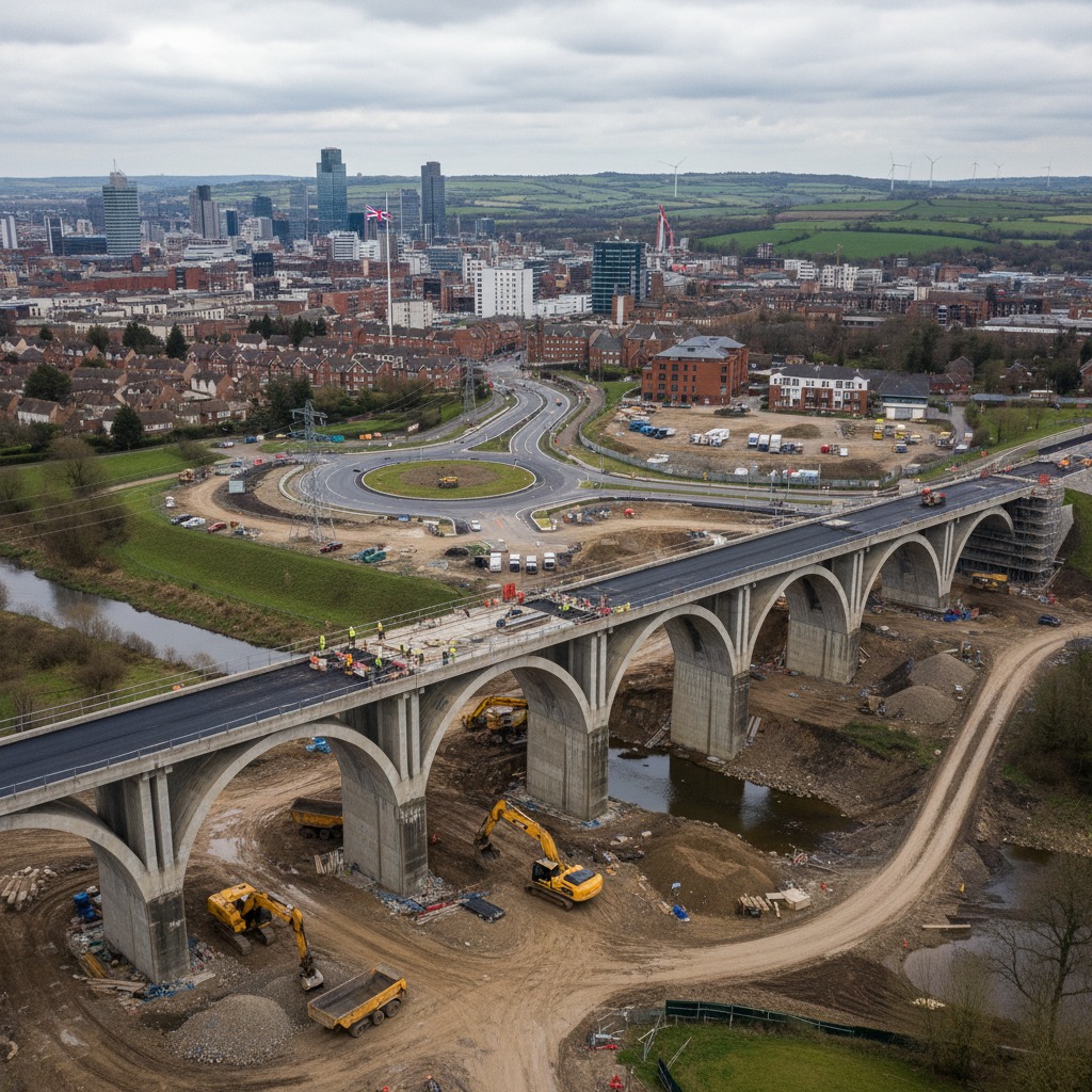 Do a UK based photo of civil engineering